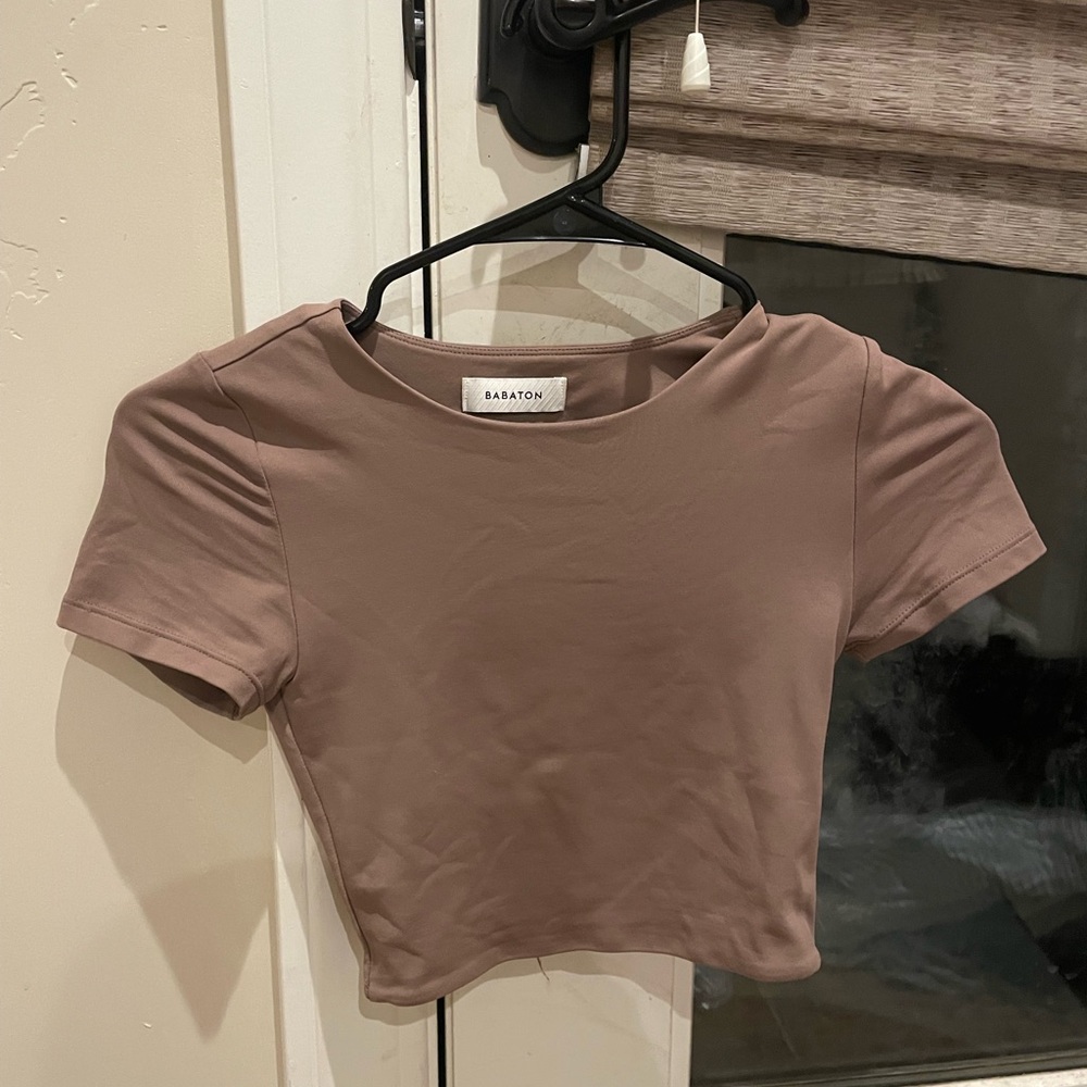 aritzia babaton crop top